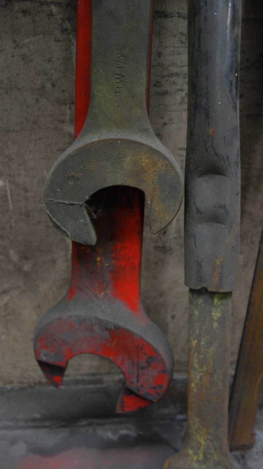 LOT OF 3 OPEN ENDED CRESCENT WRENCHES - HAND TOOLS