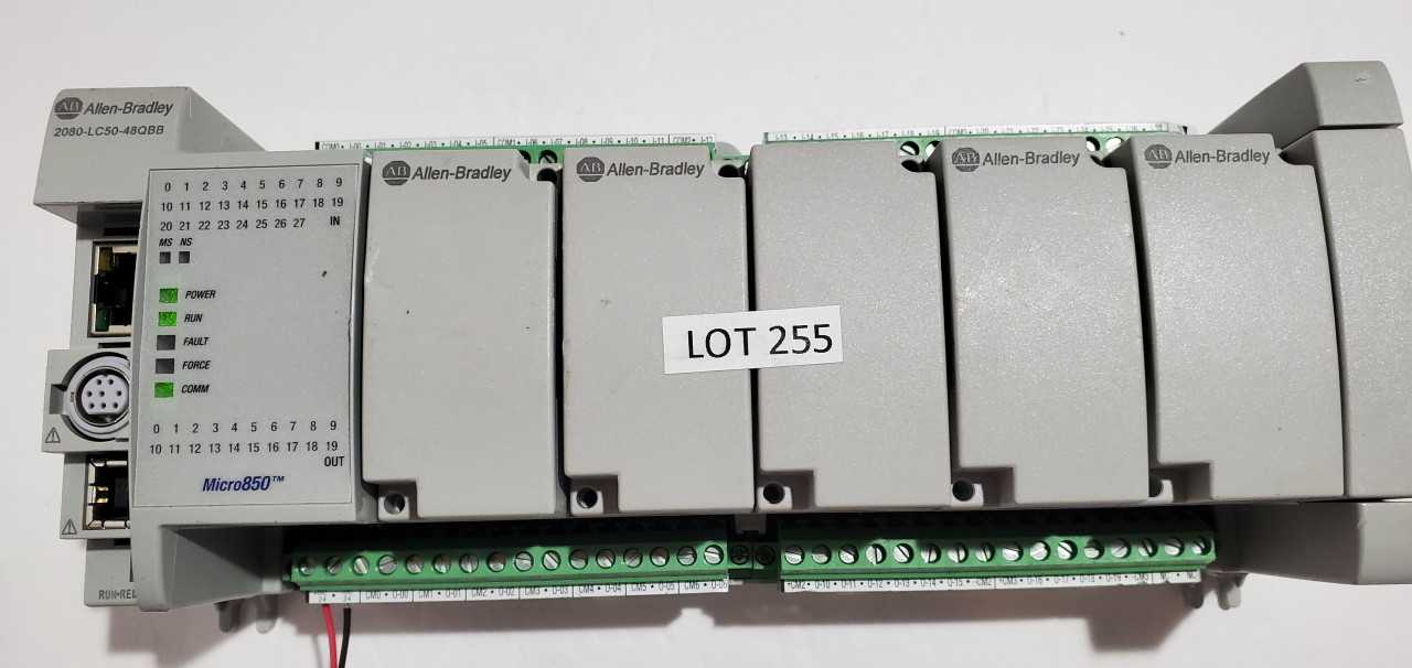 Allen Bradley Micro 850  2080-LC50-48QBB PLC - AUTOMATION & CONTROLS