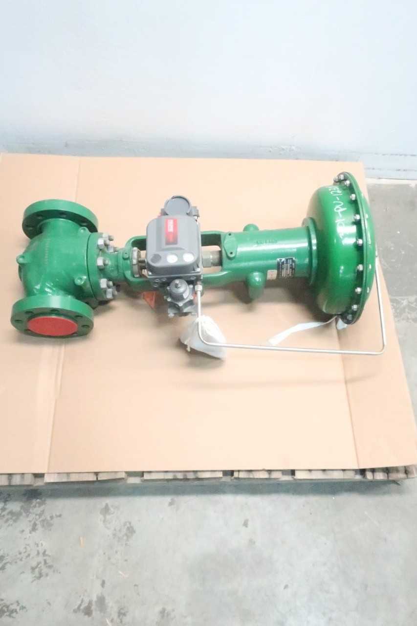 FISHER TYPE ED PNEUMATIC TYPE 657 STEEL DVC6200 3IN CONTROL VALVE - CONTROL VALVE