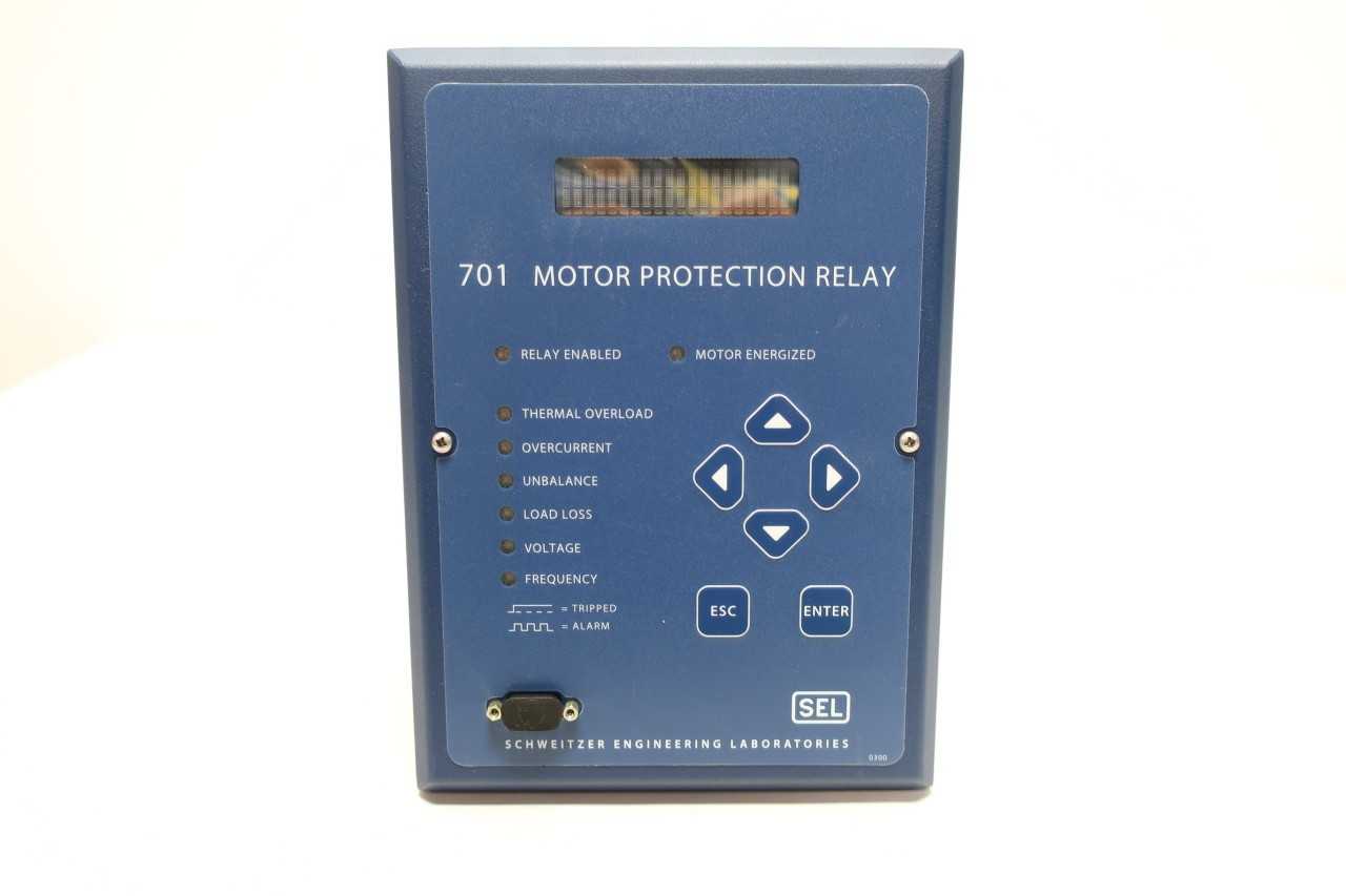 SEL 0701011XXX 701 MOTOR PROTECTION RELAY 95240VAC - ELECTRIC MOTORS