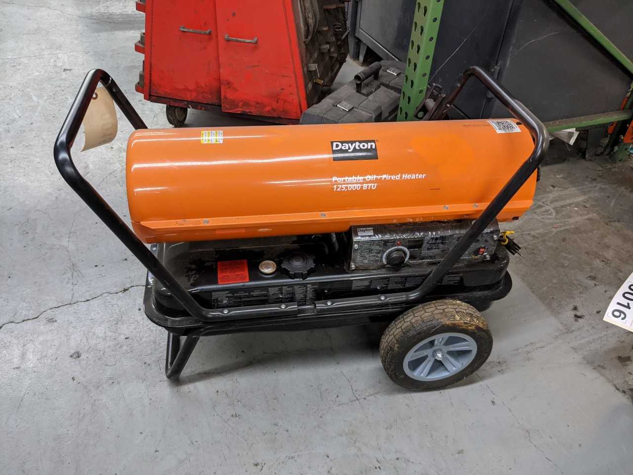 Dayton Portable Oil fired Heater 125000BTU - AIR CONDITIONER