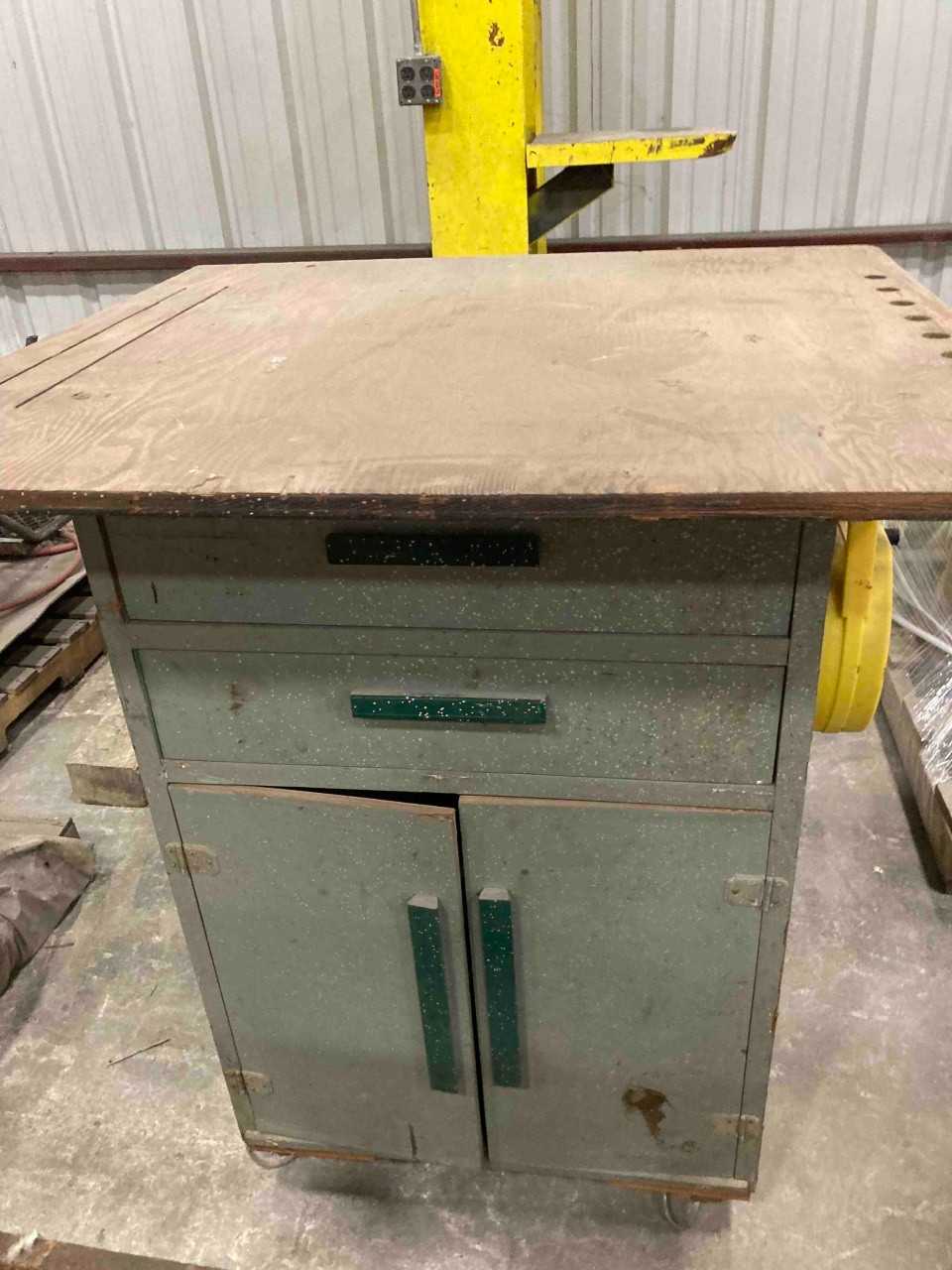 Great Work Table w/ Storage Underneath - TOOL STORAGE
