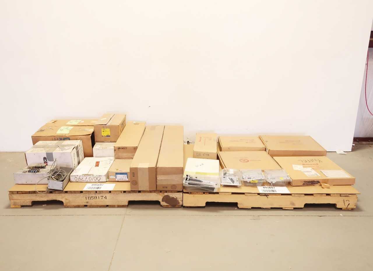 2 PALLETS OF ELECTRICAL AND CONTROLS - ELECTRICAL COMPONENTS