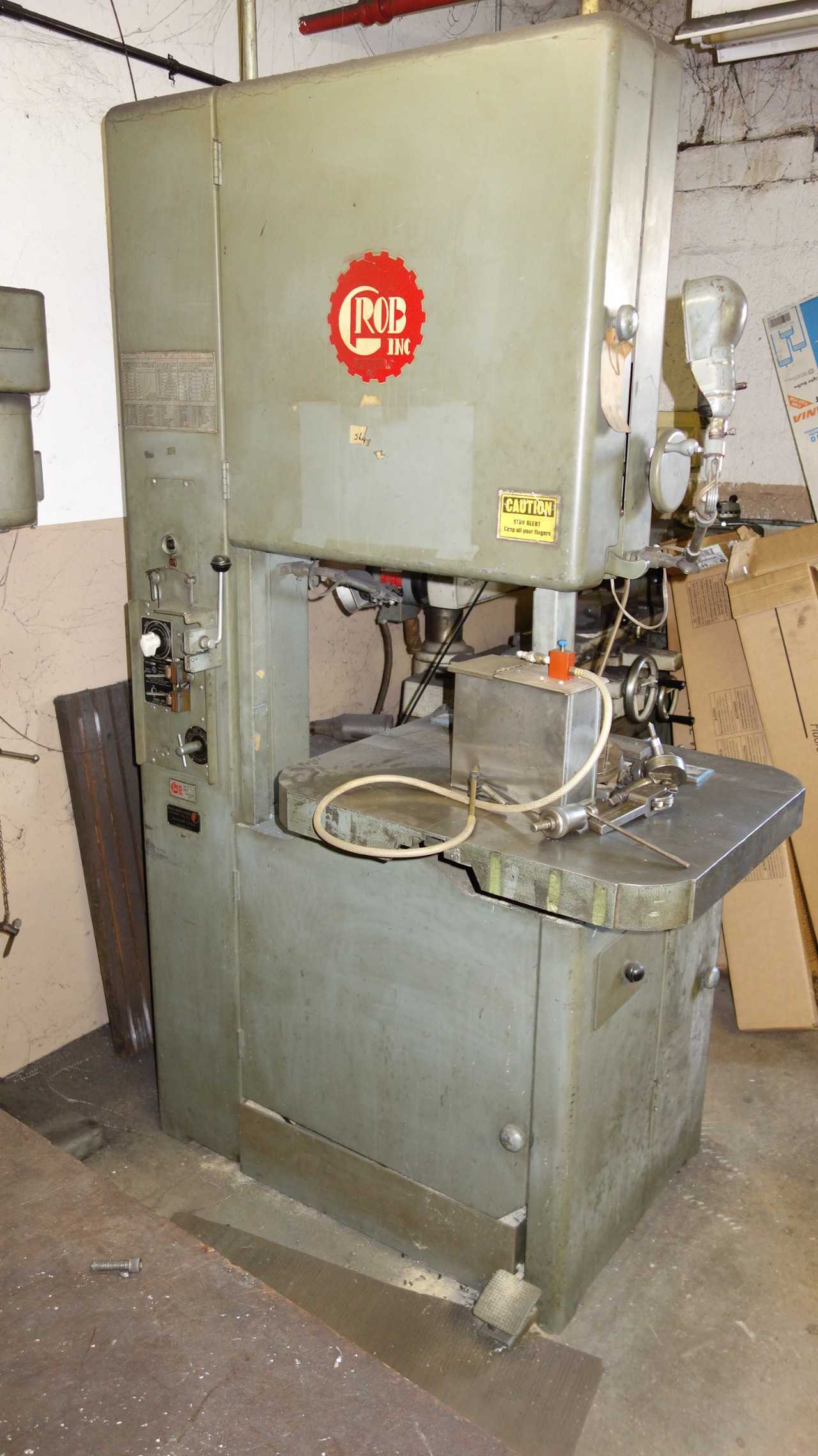 GROB INC NS24 24IN VERTICAL BANDSAW 230V-AC - VERTICAL BAND SAWS