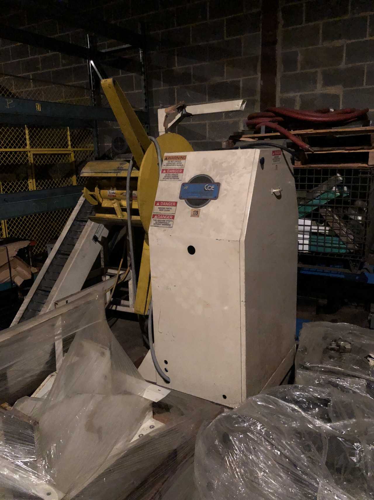 Coe 18" Uncoiler - MACHINE TOOLING
