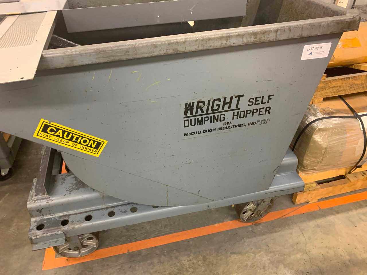 Wright Self Dumping Hopper - WASTE BINS