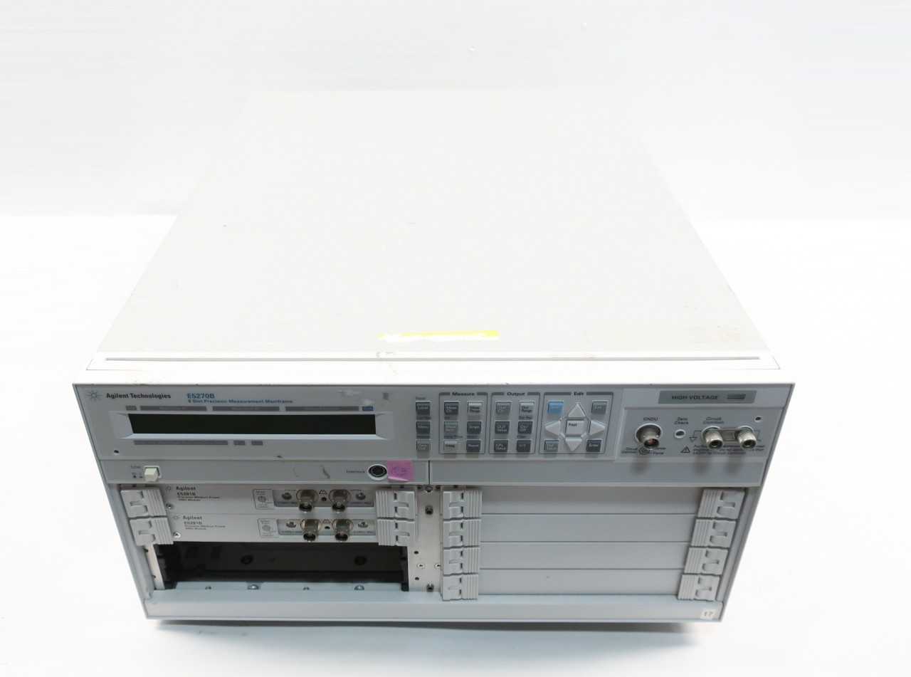 AGILENT TECHNOLOGIES E5270B 8-SLOT PARAMETRIC MAINFRAME - LAB & SCIENTIFIC
