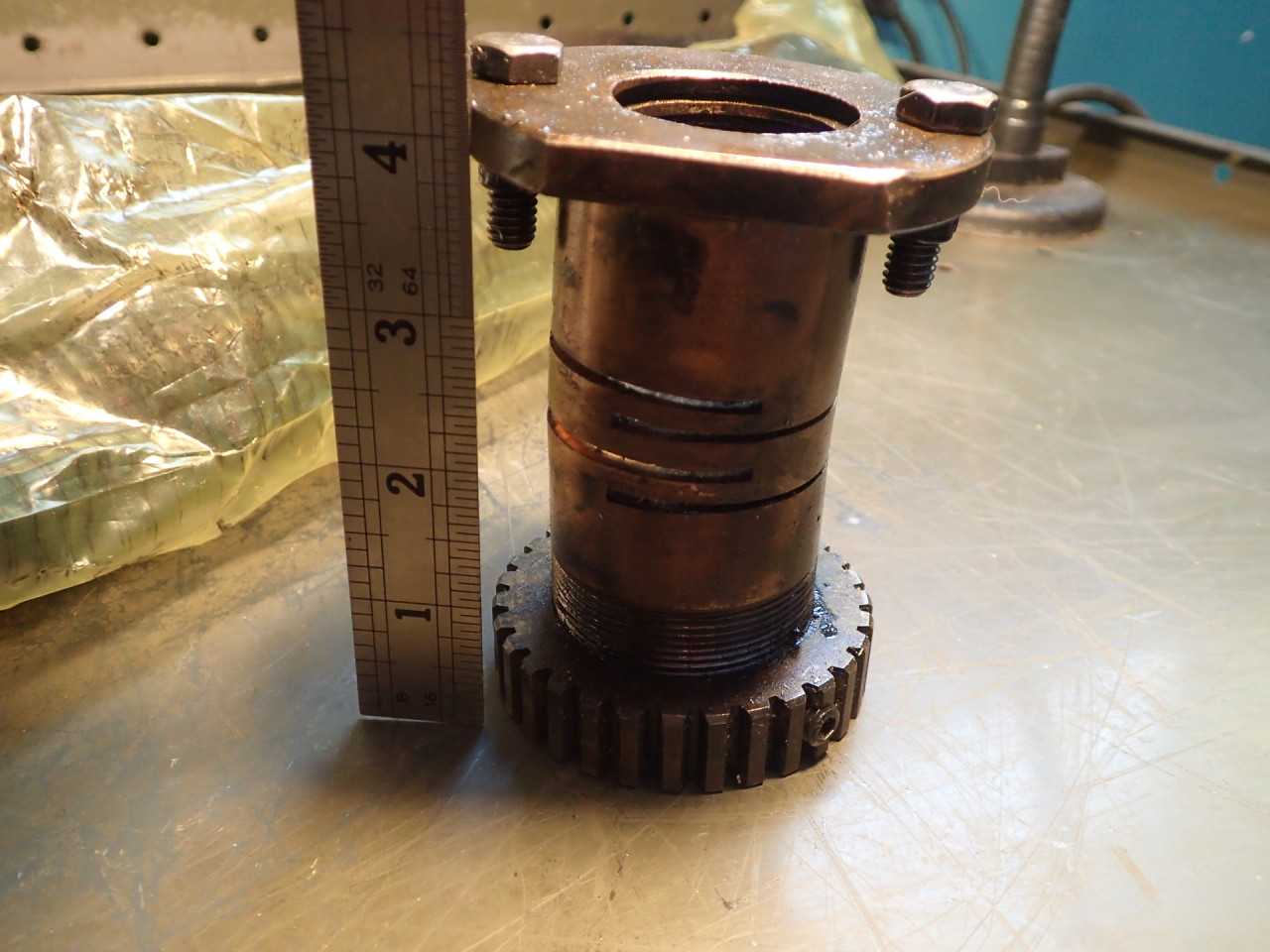 Bridgeport Series II Y-Axis Lead Screw & Bushing, Used in Good Condition - LATHE PARTS