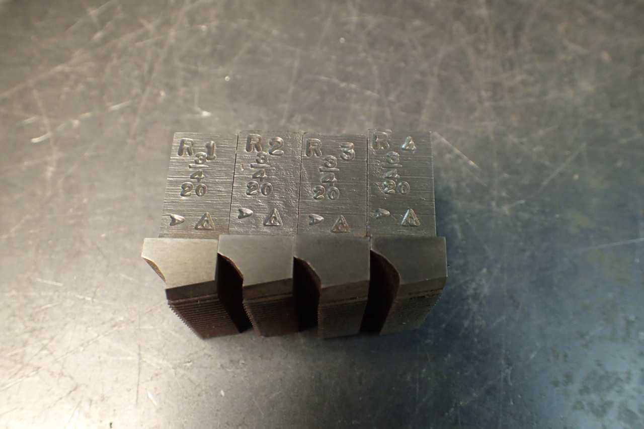3/4" -20 NS Standard Thread Threading Chasers for Geometric 3/4"-D Die Head - MACHINING ACCESSORIES & TOOLING