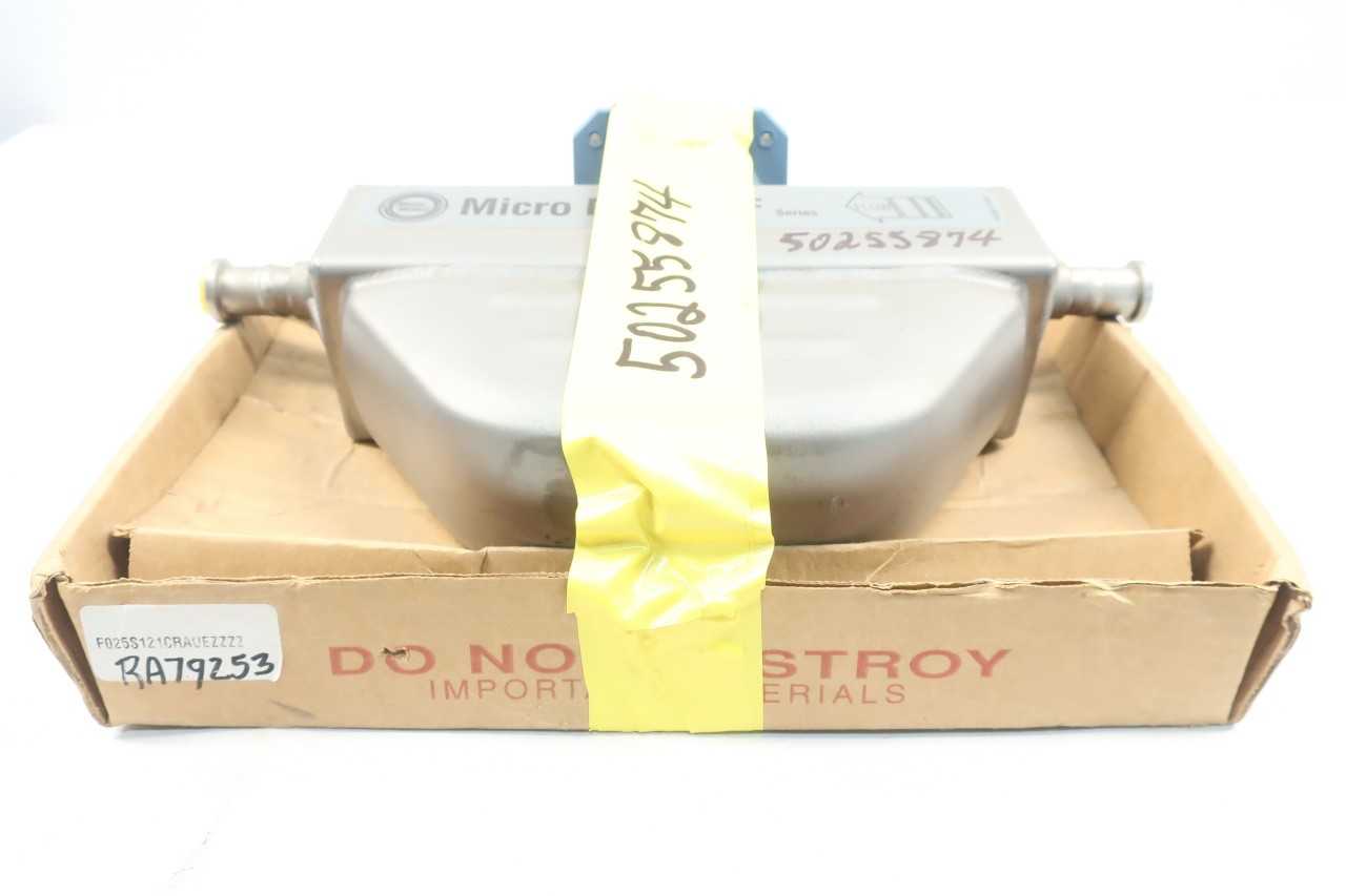 MICRO MOTION F025S121CRAUEZZZZ MASS FLOW SENSOR - INSTRUMENTATION