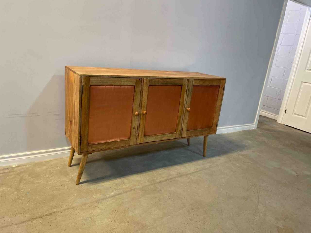 TAWNY STORAGE SIDEBOARD CABINET 60" X 18" X 37" - TOOL STORAGE