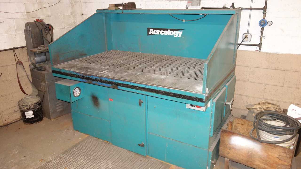AERCOLOGY 5104-97 COMMERCIAL DOWN DRAFT TABLE - DUST COLLECTOR