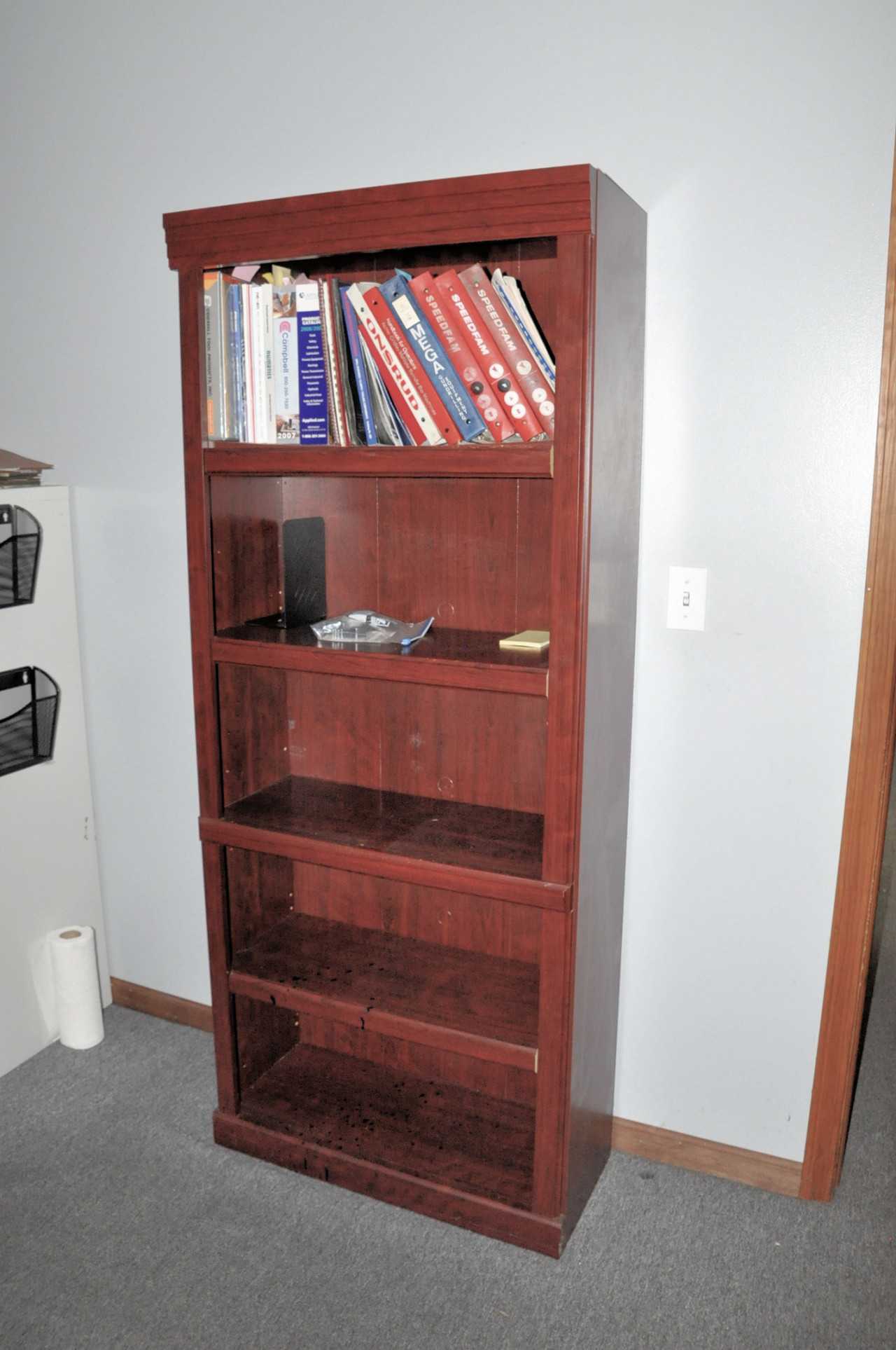 Lot-Desk, (2) Chairs, Bookcase, Lateral File Cabinet, (2) Vertical - PLANT & FACILITY
