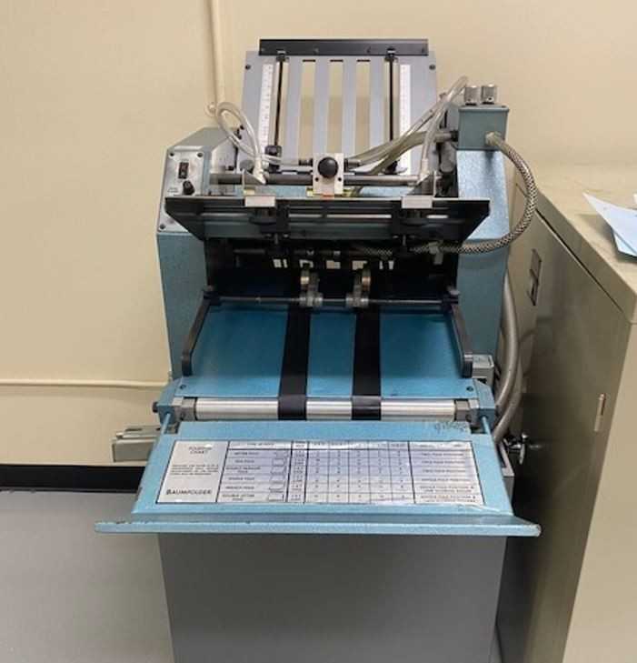 Baumfolder 714 Paper Folder - Collierville, TN - MISCELLANEOUS