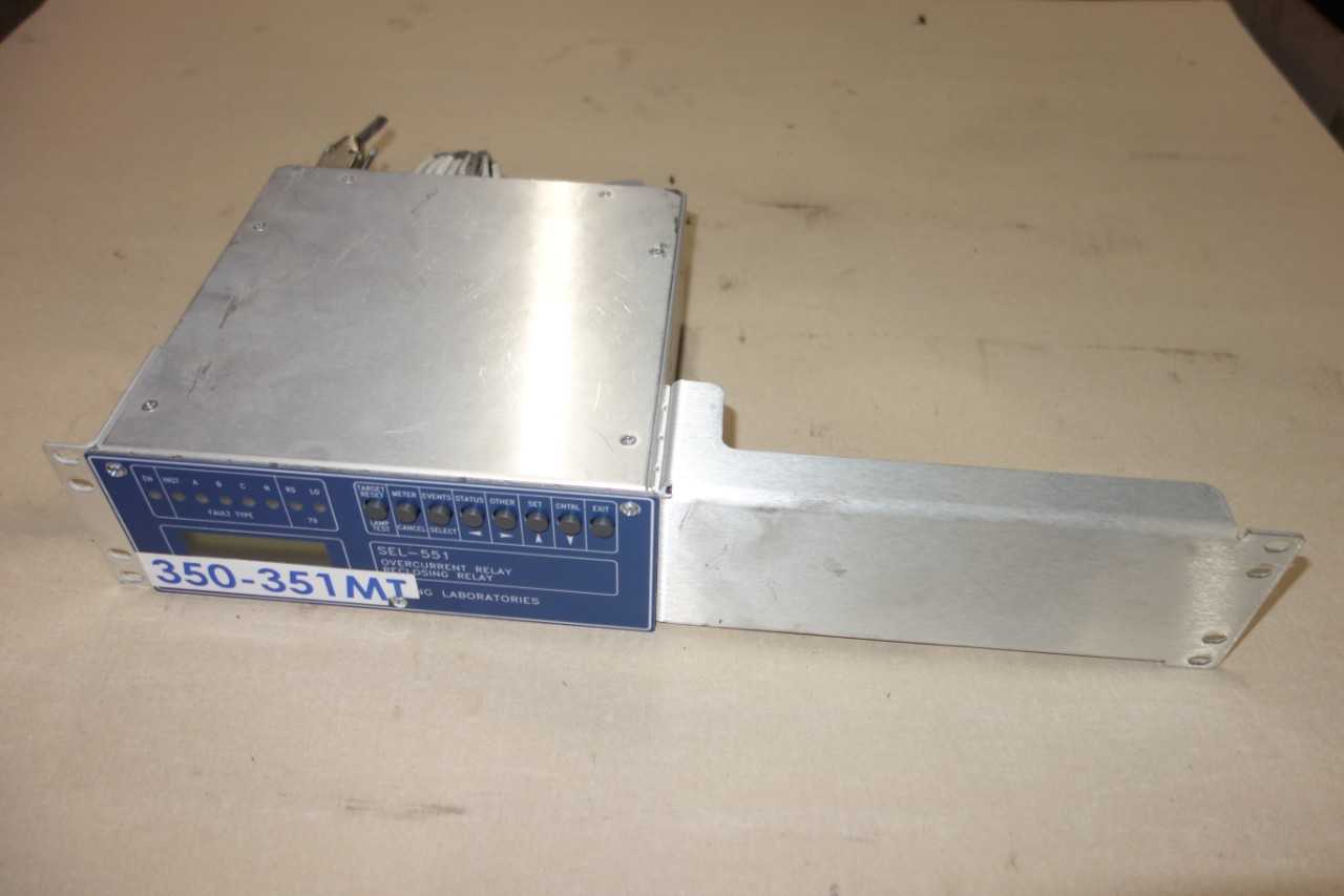 SEL 05510W3X5B14 SEL-551 OVERCURRENT RELAY - AUTOMATION & CONTROLS