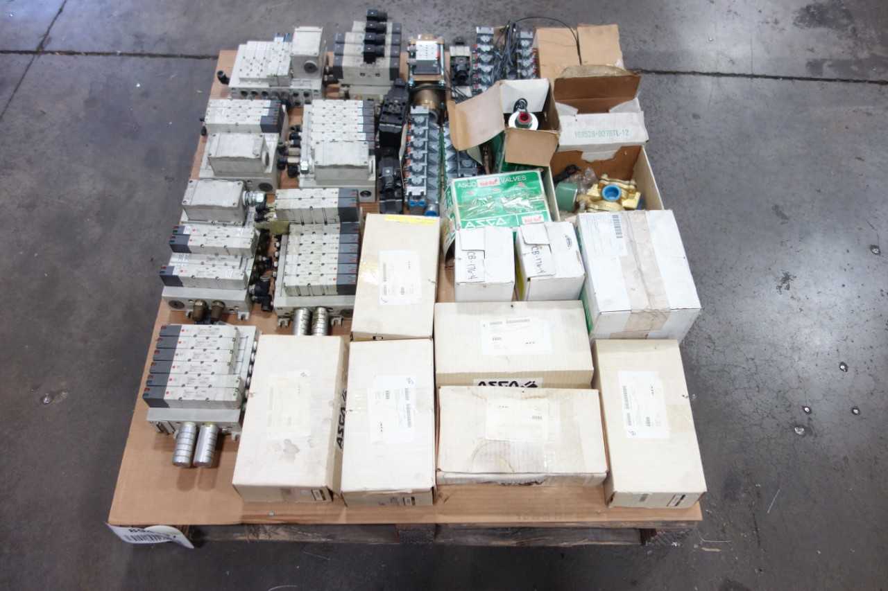 LOT OF ASSORTED SOLENOID VALVES - SOLENOID VALVE