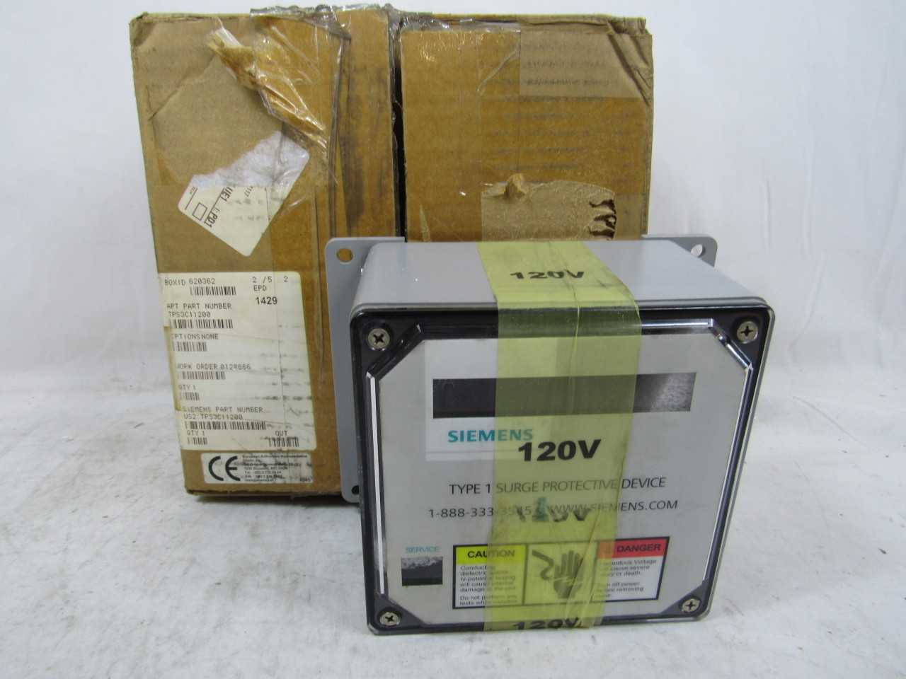 Quantity of 1x TPS3C11200 SPD/Surge Protective Devices - VALVES