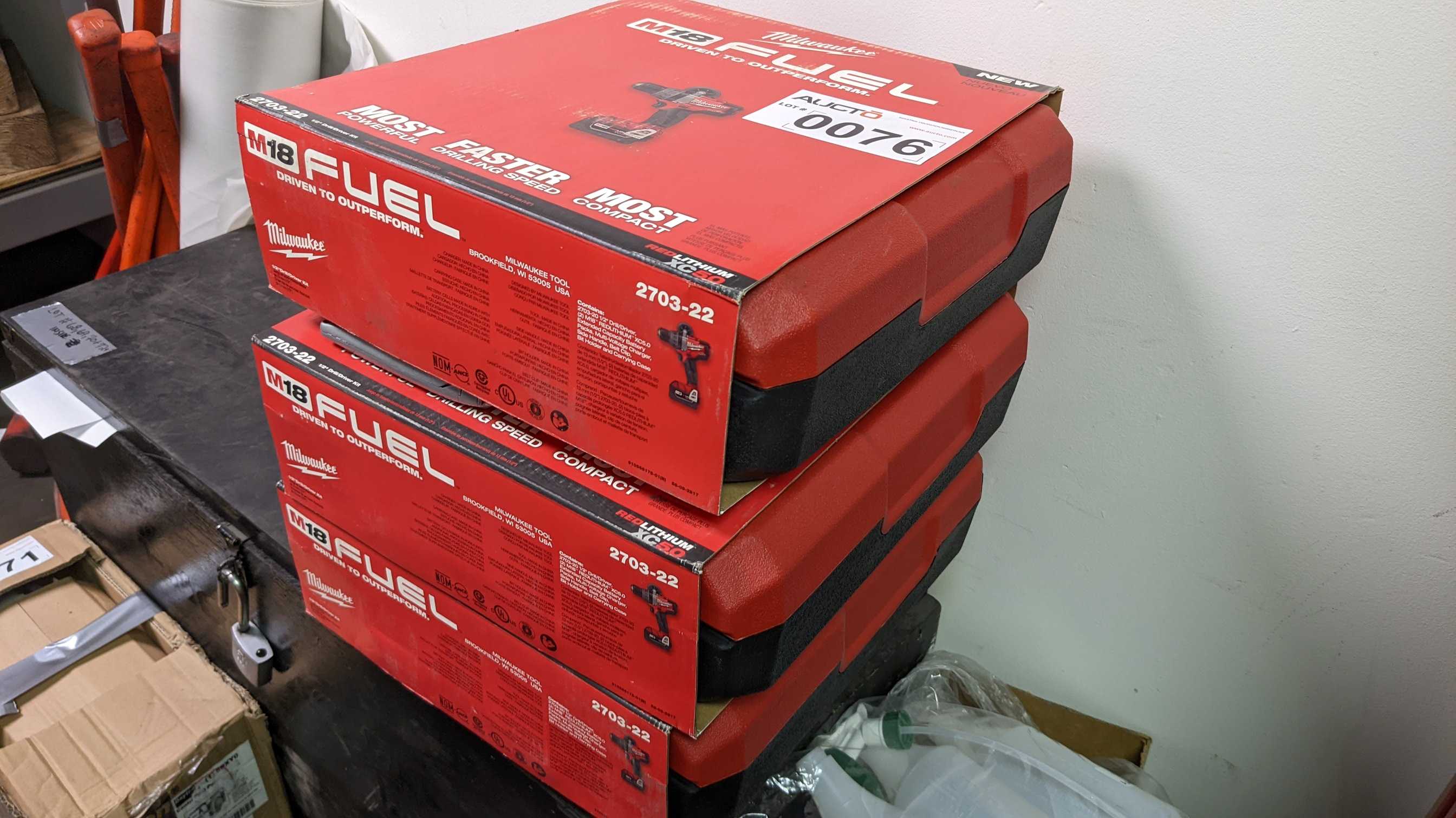 1/2" DRILL/DRIVER KIT (Quantity of 3) - ELECTRIC POWER TOOLS 1/2" DRILL/DRIVER KIT (Quantity of 3) - ELECTRIC POWER TOOLS