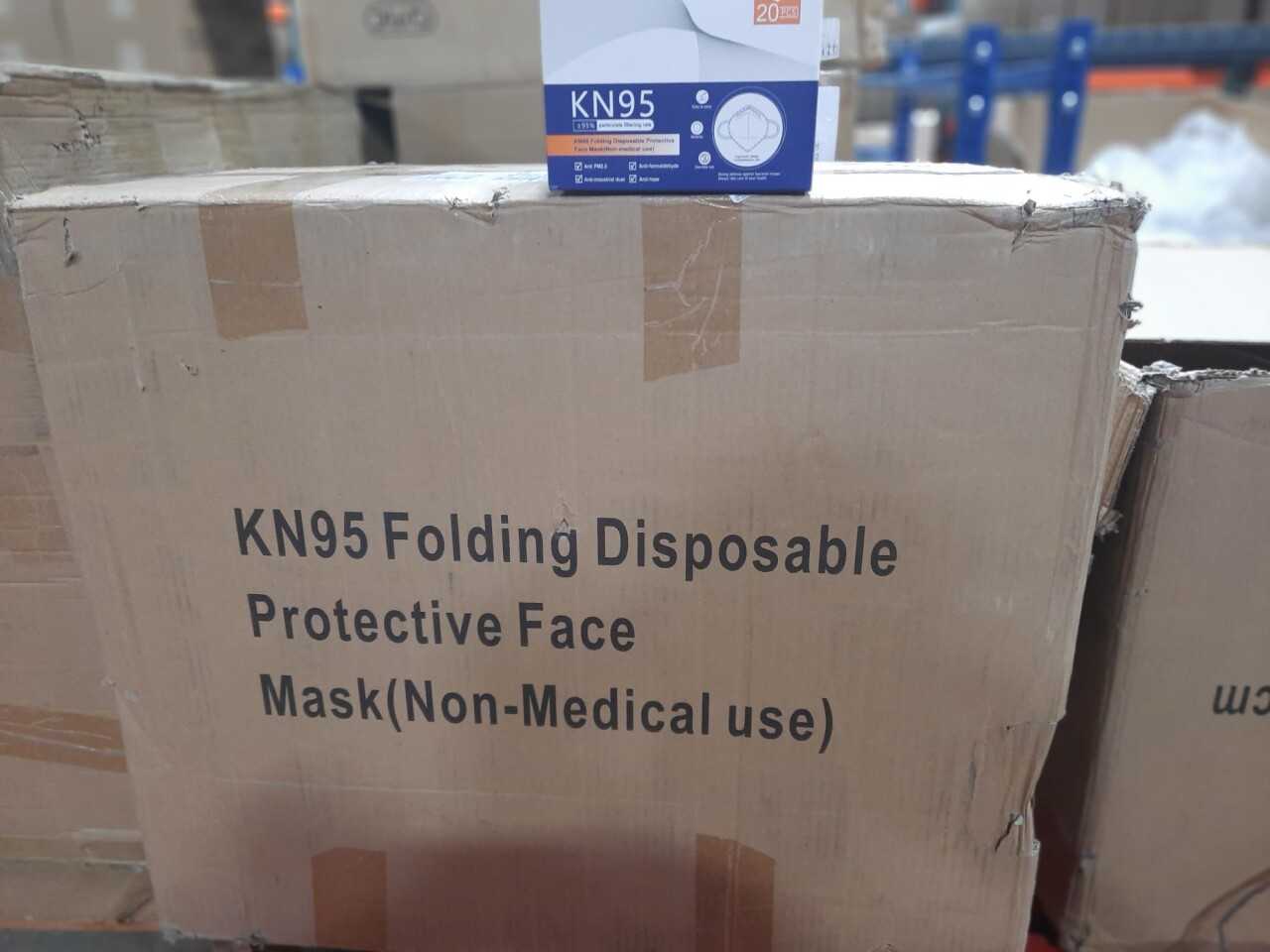 Foldable KN95 masks - PALLET JACKS