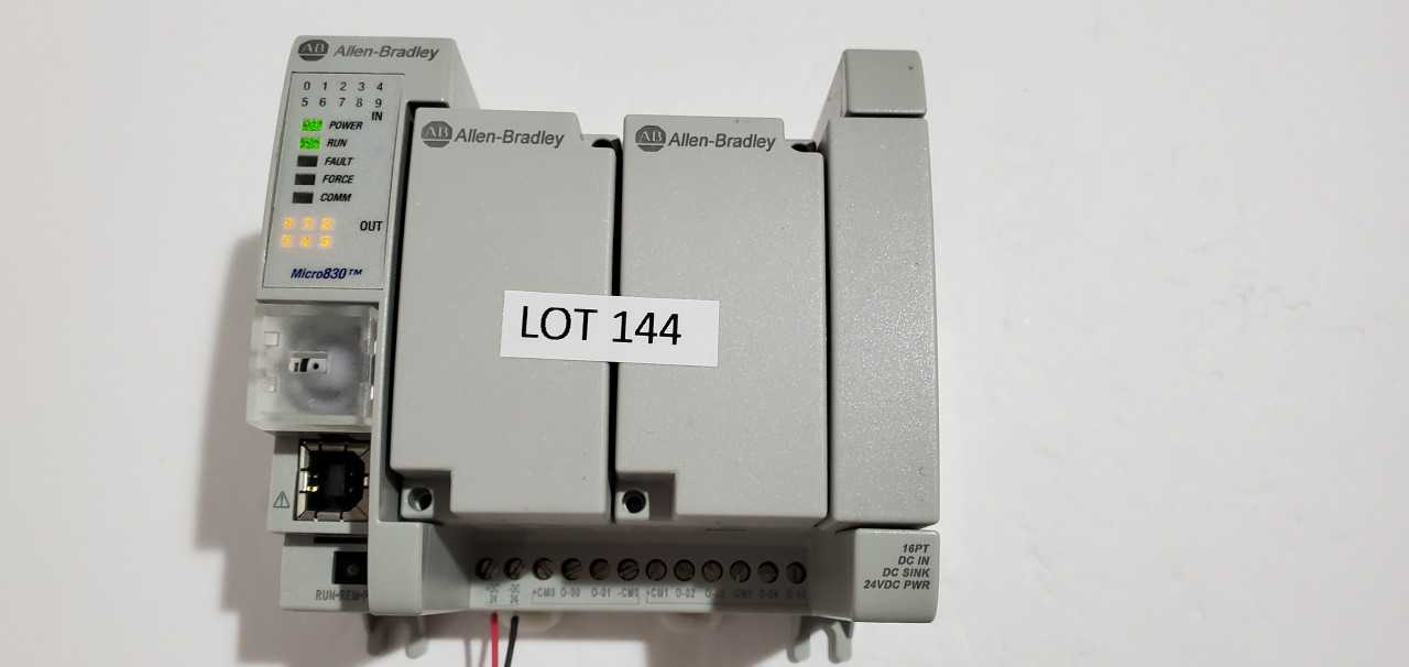 Allen Bradley Micro 830 2080-LC30-16QVB PLC - AUTOMATION & CONTROLS