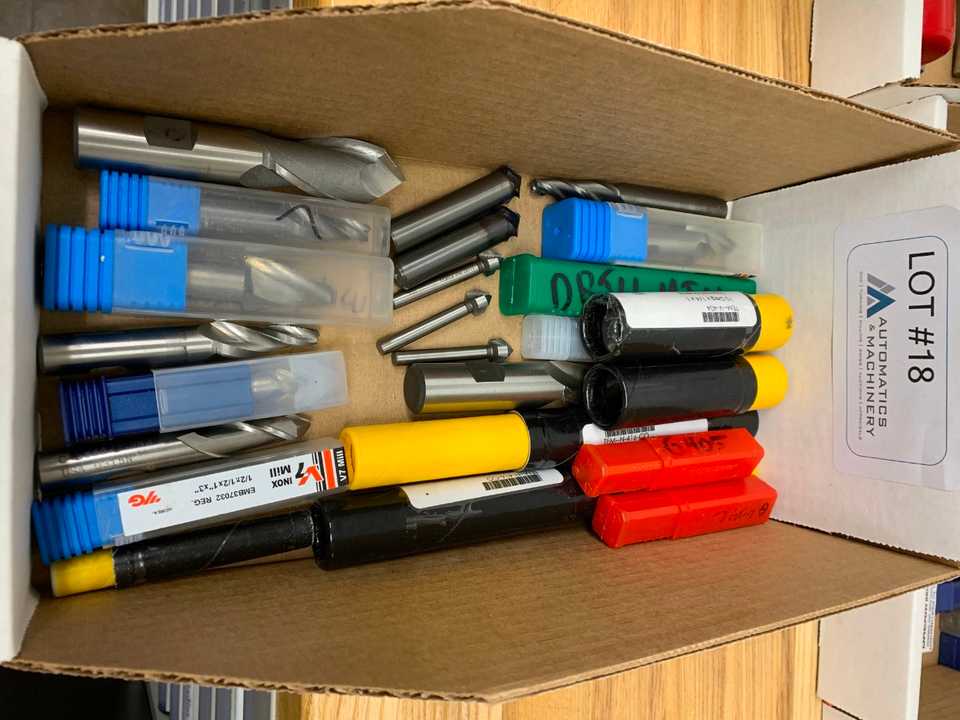 Assorted Tapered end mills – Many new - ELECTRIC POWER TOOLS