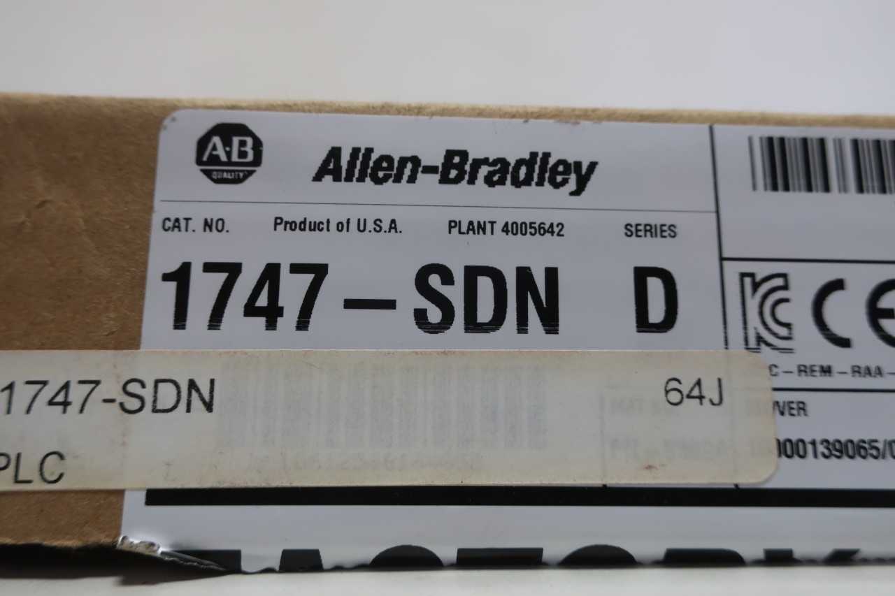 ALLEN BRADLEY 1747-SDN SLC 500 DEVICENET MODULE - AUTOMATION & CONTROLS