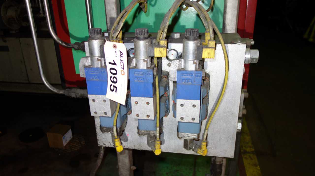 GE SIMPLEX TMA ETD HYDRAULIC MANIFOLD, 3X REXROTH - PNEUMATIC VALVE