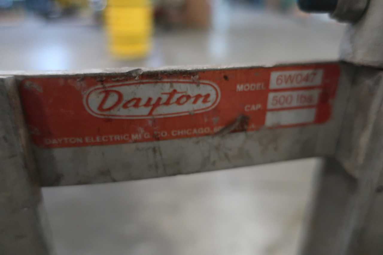 DAYTON 6W047 DOLLY 500LB CAP - ROLLING CARTS