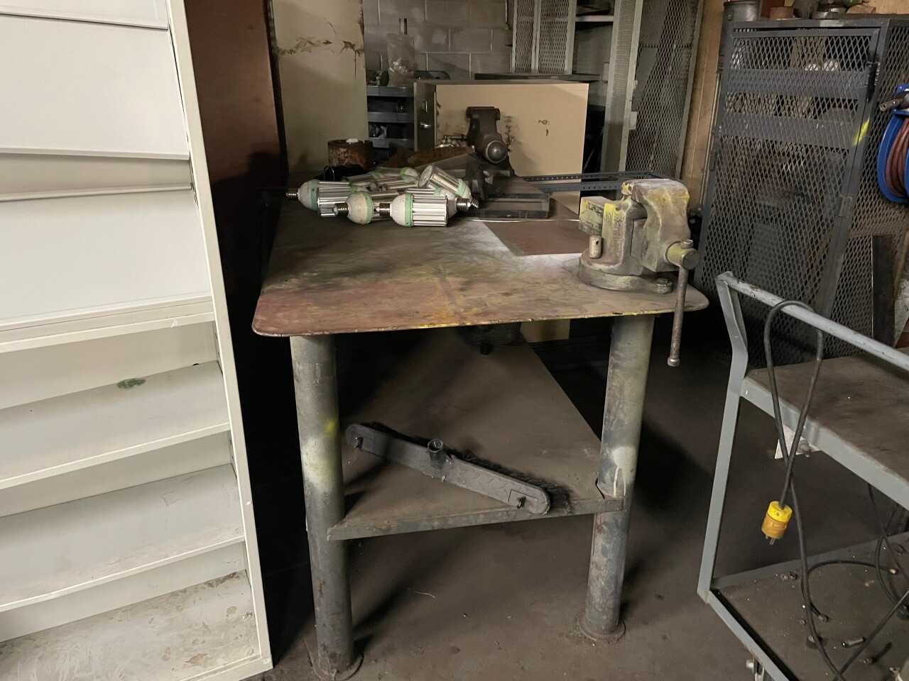 Steel Table with Vice - MISCELLANEOUS