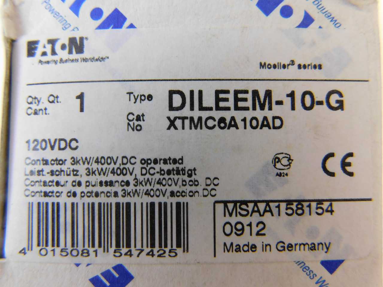 Lot of Quantity 130x XTMC6A10AD Mini Non-Reversing Contactors - CONTACTORS