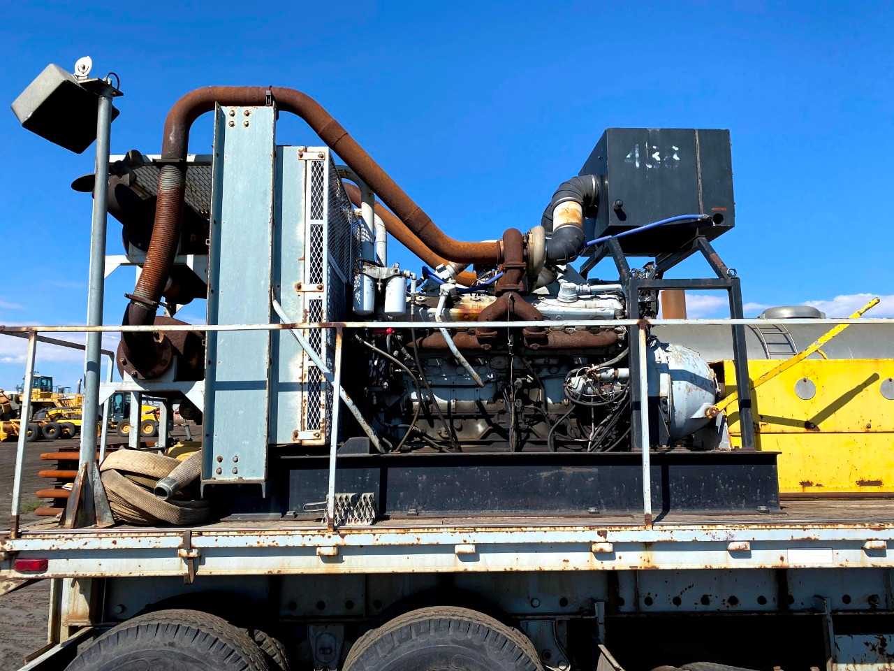 1982 Guardian Hydroblaster 700 High Pressure Pumping System Trailer - PROCESS EQUIPMENT
