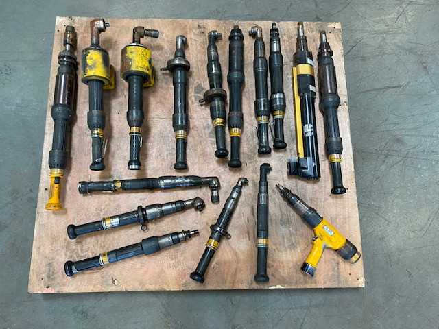 Lot of 16 Atlas Copco Nutrunner Torque Tools - Used - HAND TOOLS