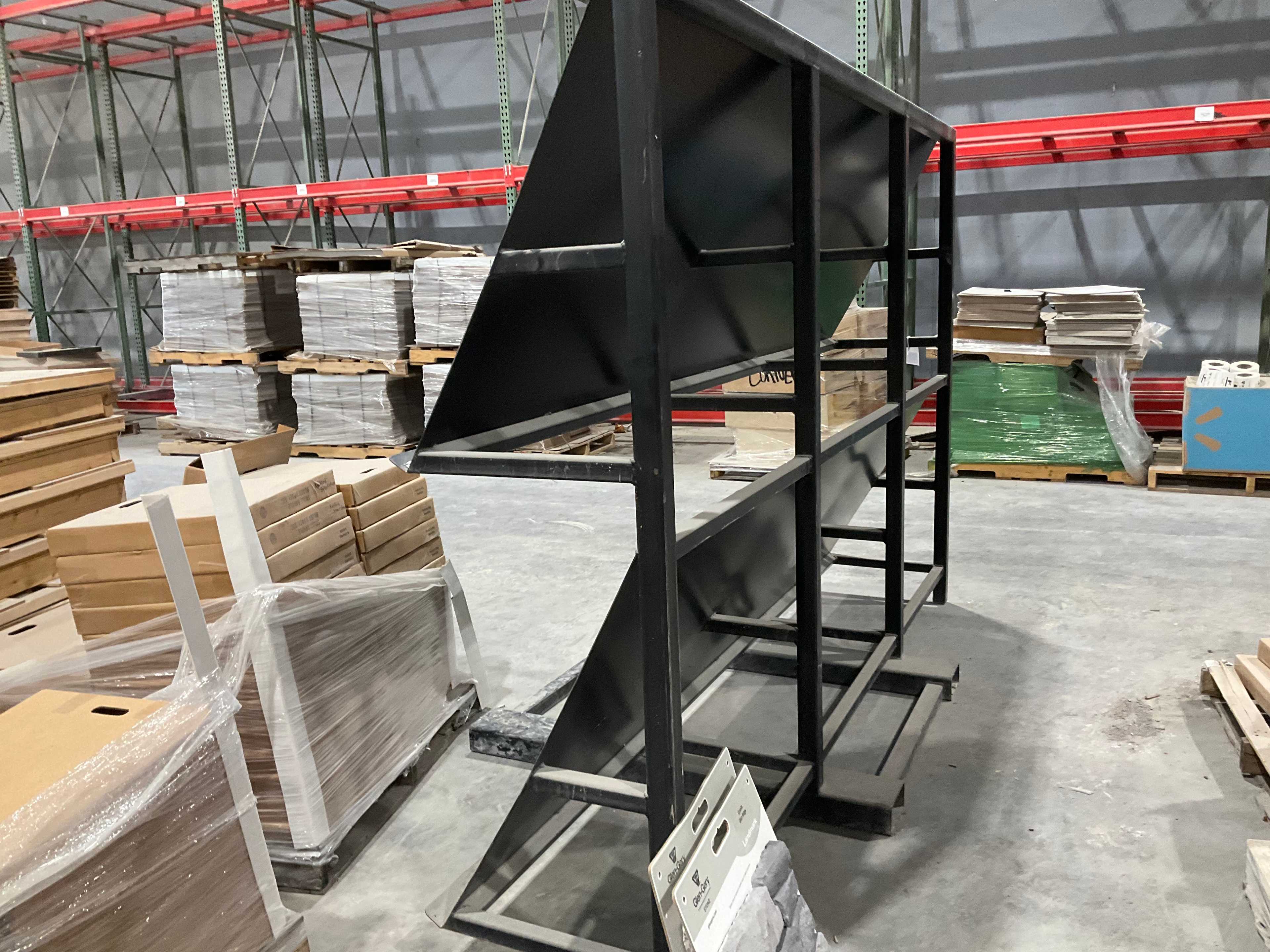 QTY 4- DISPLAY SHELVING - SHELVING