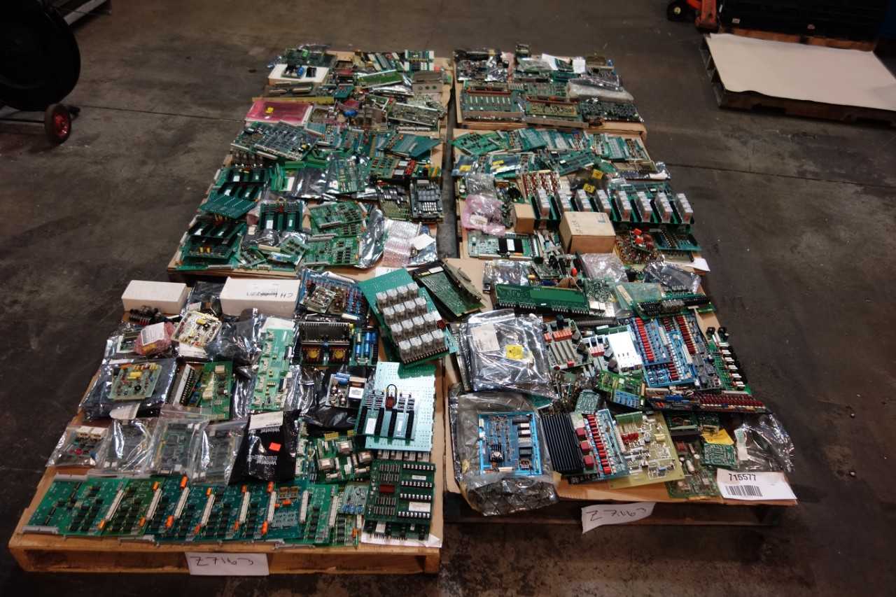 6 PALLETS OF ELECTRICAL CONTROLS, PCB, CIRCUIT BOARDS - AUTOMATION & CONTROLS