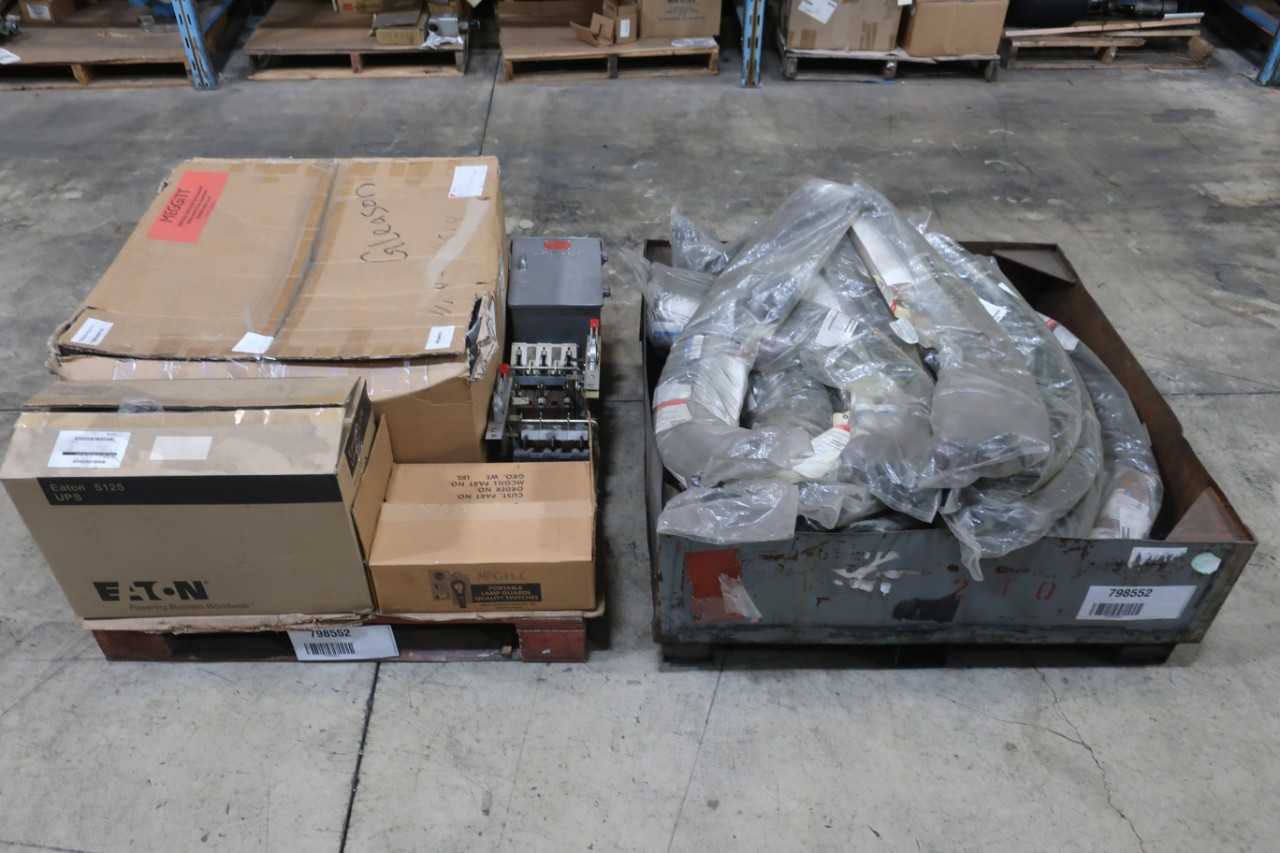 2 PALLETS OF ASSORTED ELECTRICAL - ELECTRICAL COMPONENTS