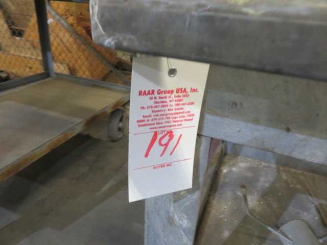 Metal Cart, no contents - MISCELLANEOUS