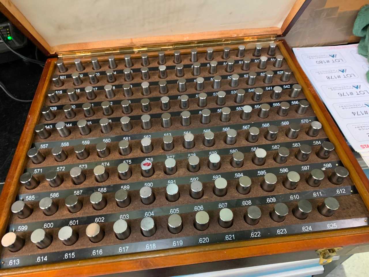 Nuline .501"-.625" Pin Gauge Set - INSTRUMENTATION