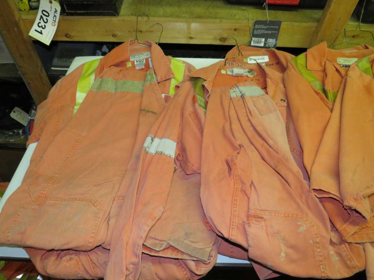 LOT OF 10 ASSORTED FLAME RESISTANT COVERALLS - SAFETY SWITCH