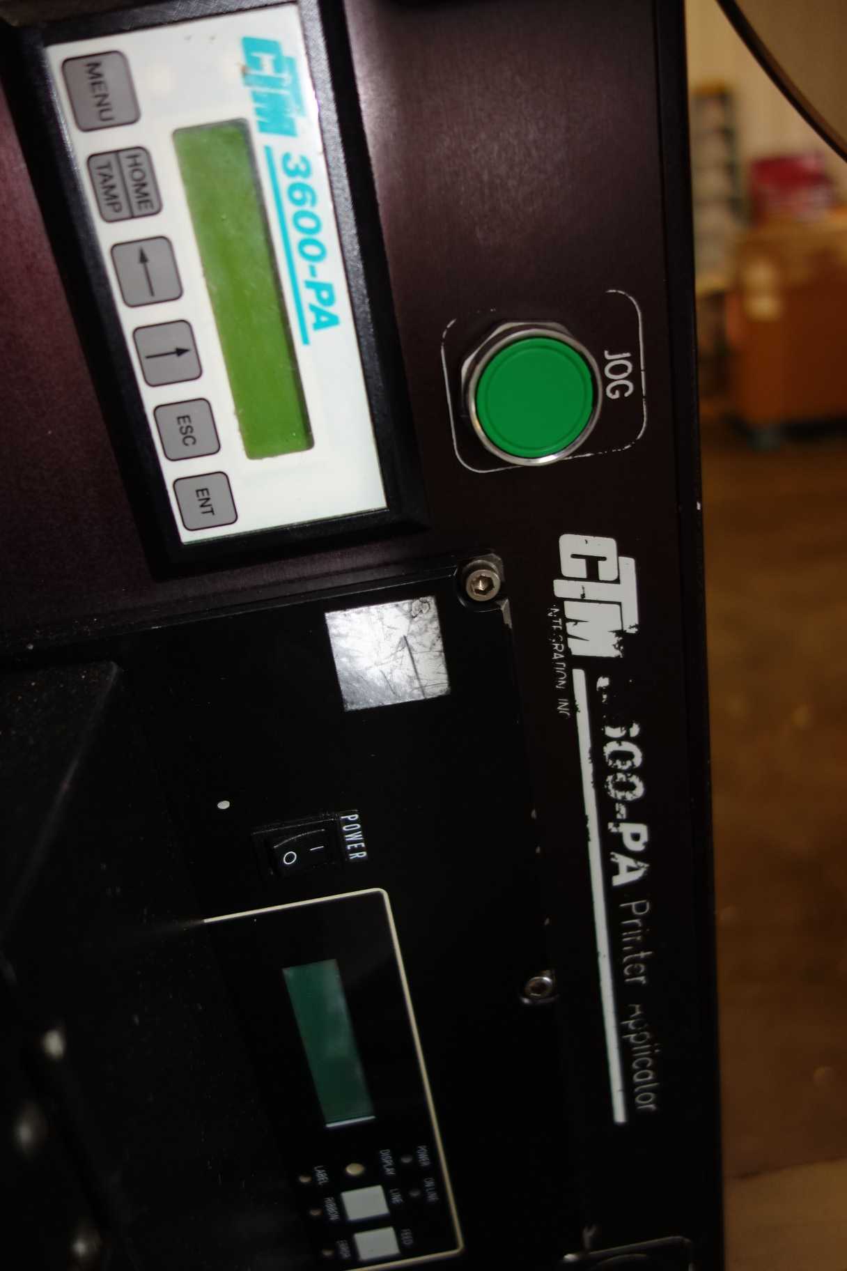 CTM 3600-PA LABEL PRINTER APPLICATOR - PACKAGING