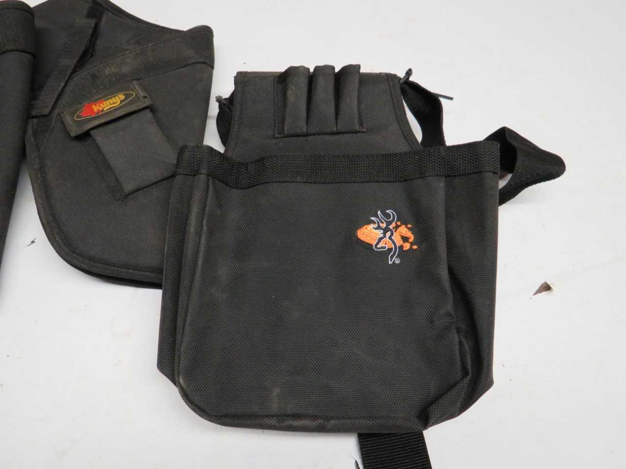 LOT OF KUNY'S BROWNING SHOOTING BAGS - ELECTRIC POWER TOOLS