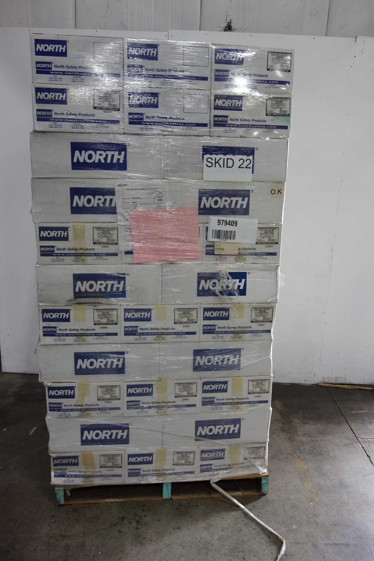 PALLET OF NORTH REUSABLE PARTICULATE RESPIRATORS - SAFETY EQUIPMENT