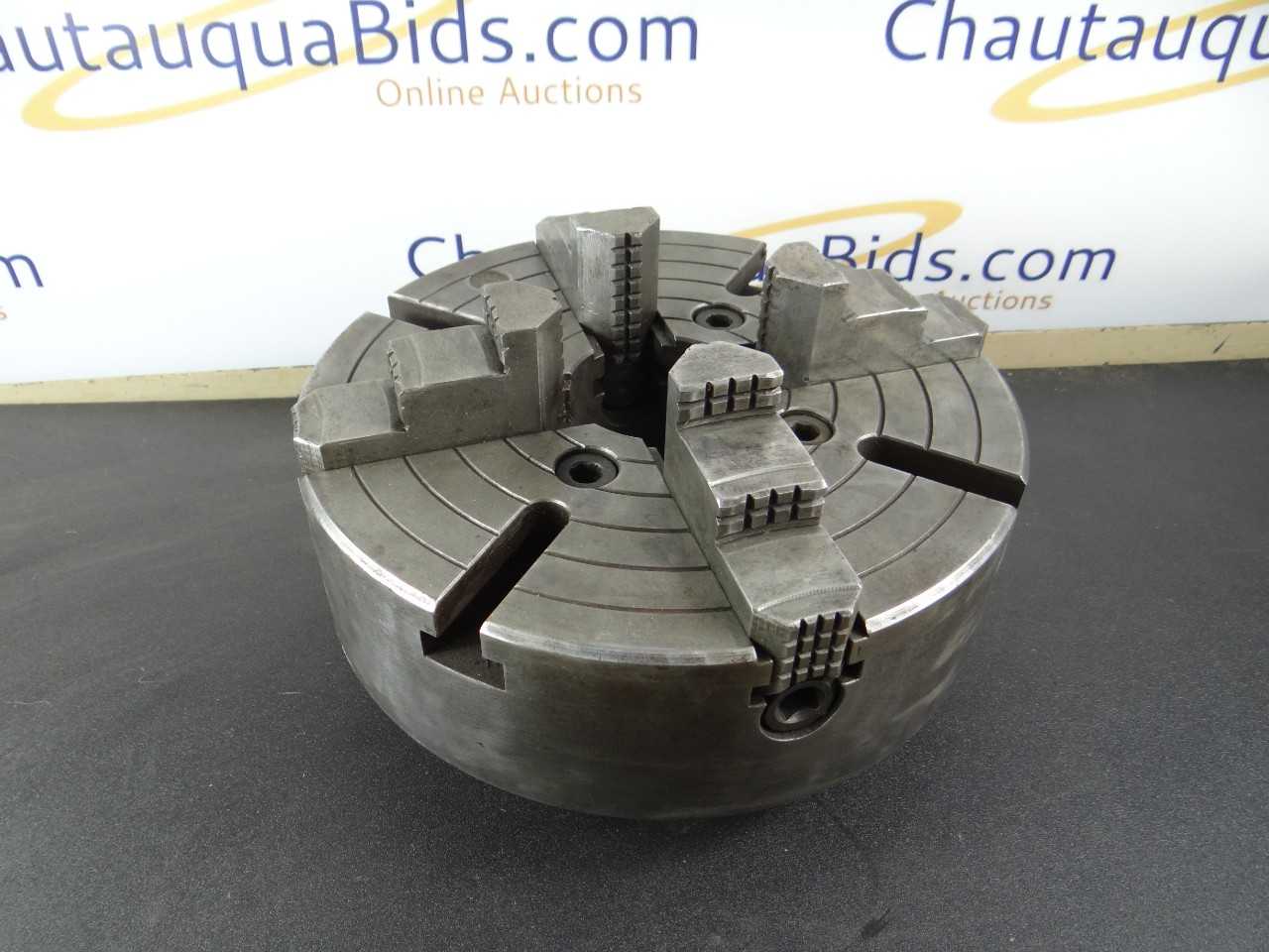 BISON TWELVE AND HALF INCH 4 JAW LATHE CHUCK L0 MOUNT - HOLEMAKING TOOLS