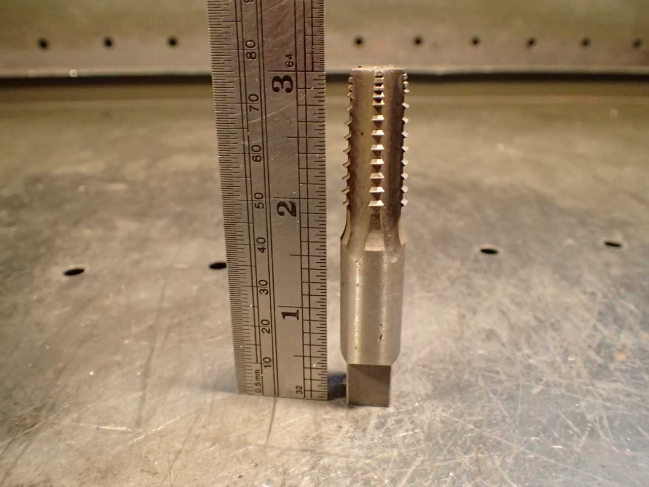 4 Piece Set NPT Interrupted Thread Hand Pipe Threading Taps: 1/4", 1/2", 3/4" 1" - END MILLS