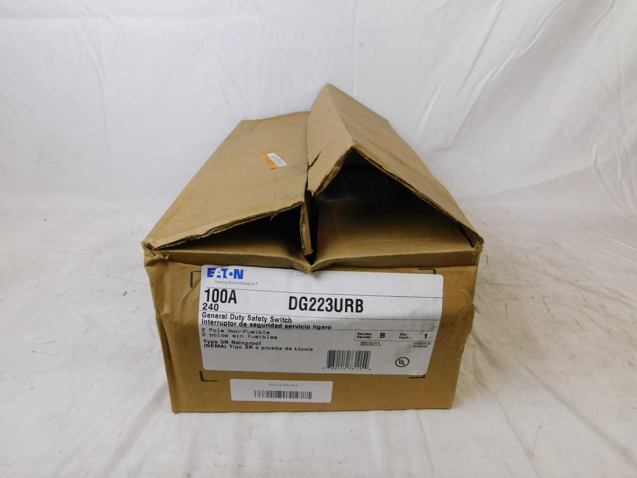 Quantity of 4x DG223URB Switches - ELECTRICAL ENCLOSURES Quantity of 4x DG223URB Switches - ELECTRICAL ENCLOSURES