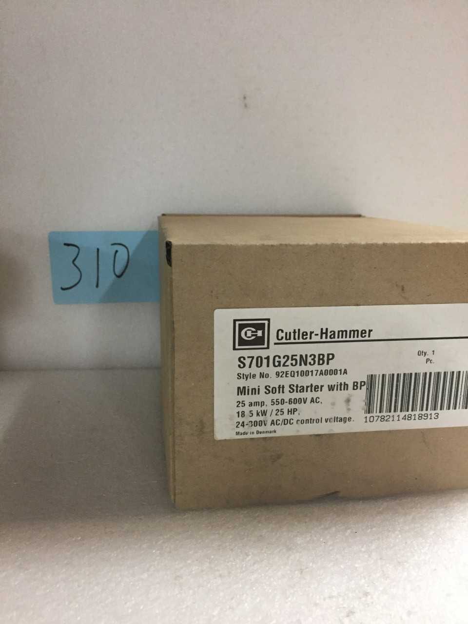 Cutler Hammer Mini Soft Starter with BP - MOTOR STARTERS