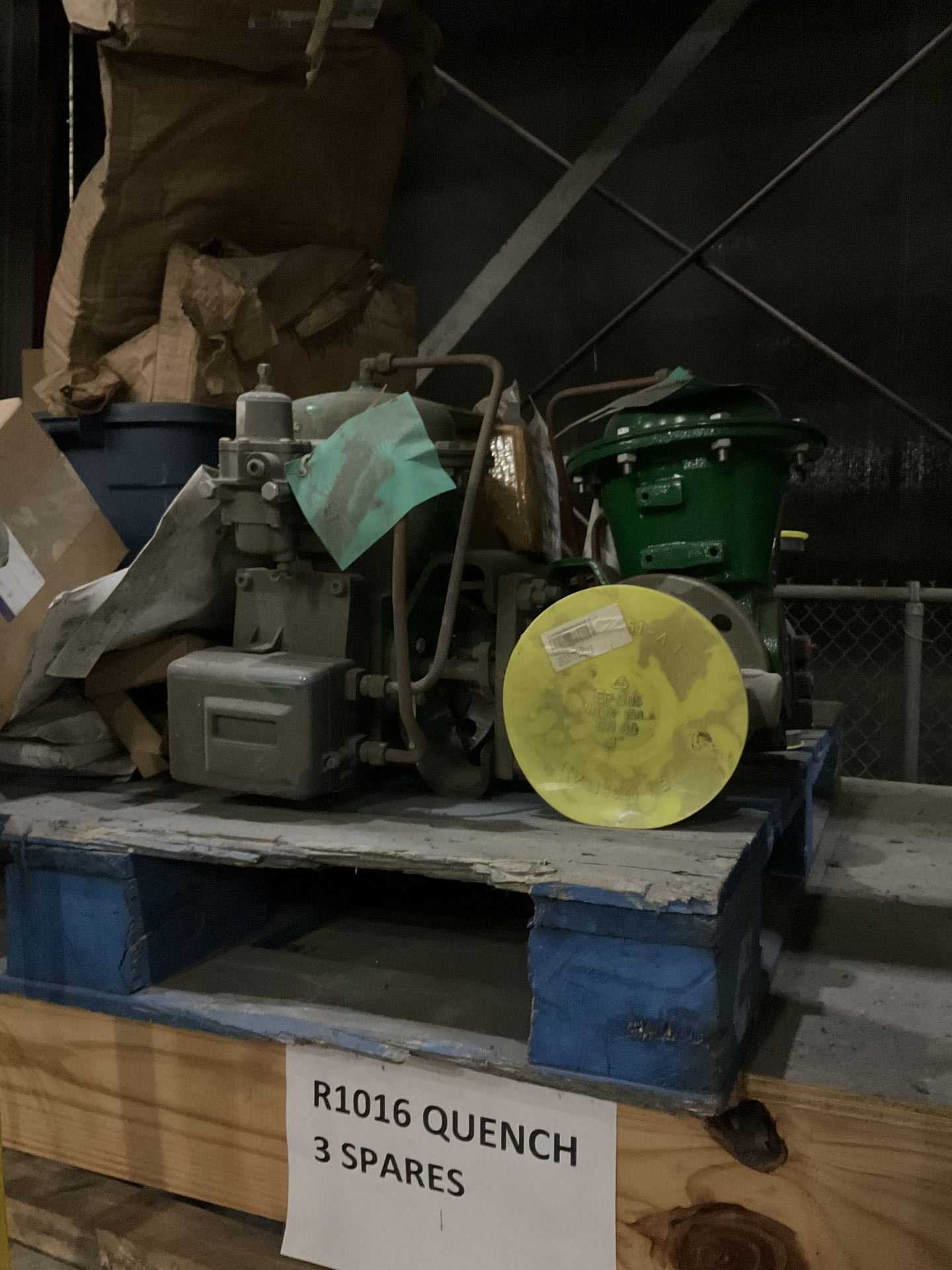 QTY 12 - PALLETS OF QUENCH MRO SPARES WITH INSTRUMENTATION AND VALVES - INDUSTRIAL PARTS