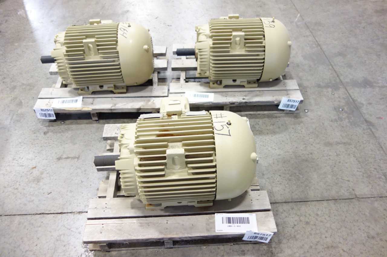 LOT OF 3 GENERAL ELECTRIC MOTORS - ELECTRIC MOTORS