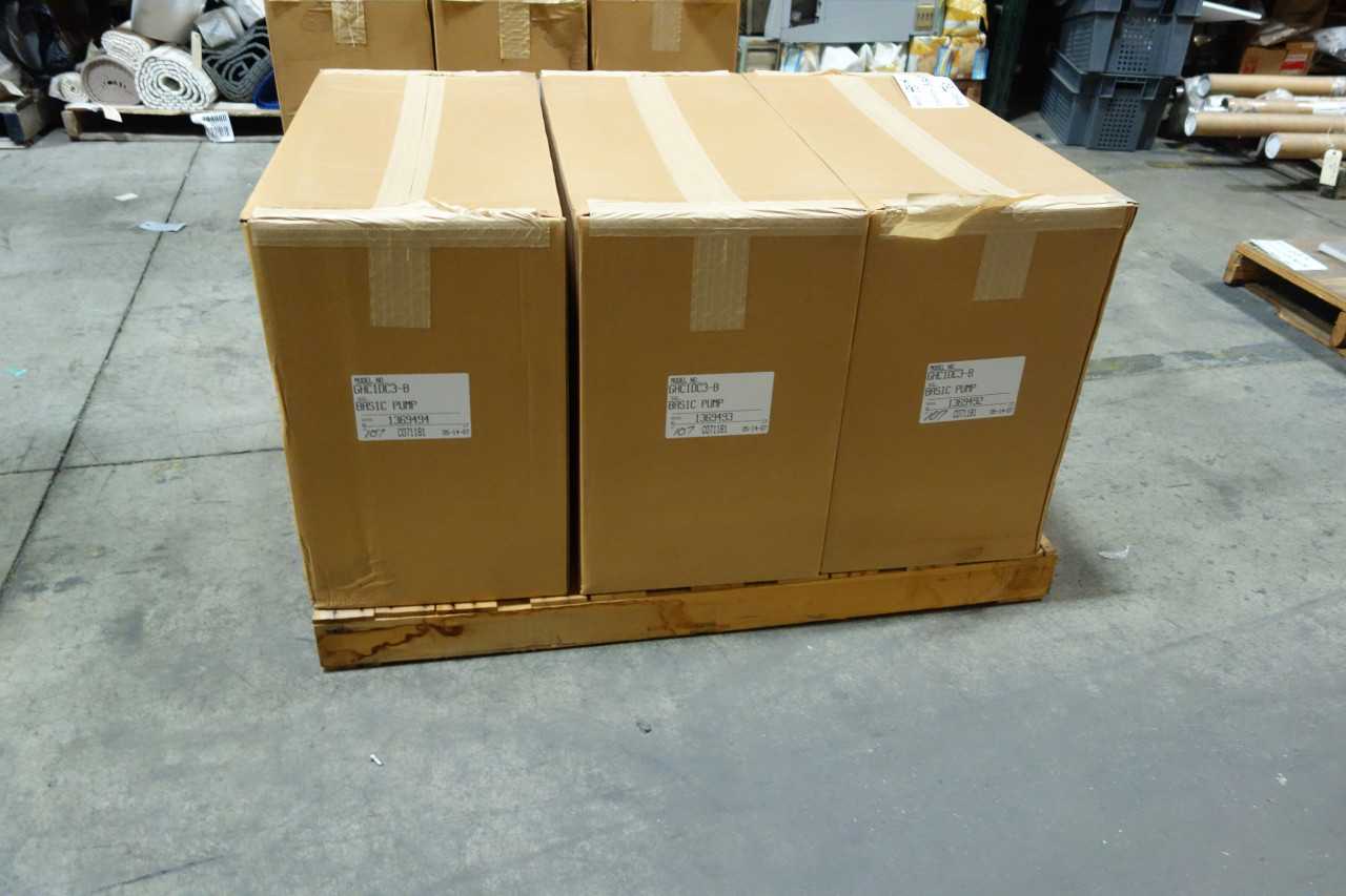 LOT OF 3 GORMAN-RUPP GHC1DC3-B POSITIVE DISPLACEMENT PUMPS - PUMPS
