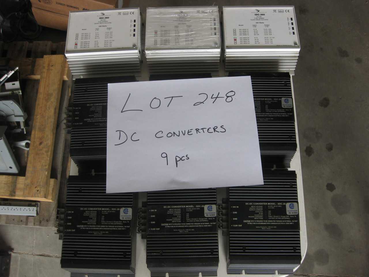 AC CONVERTERS ( QTY 9 ) - CONVERTERS
