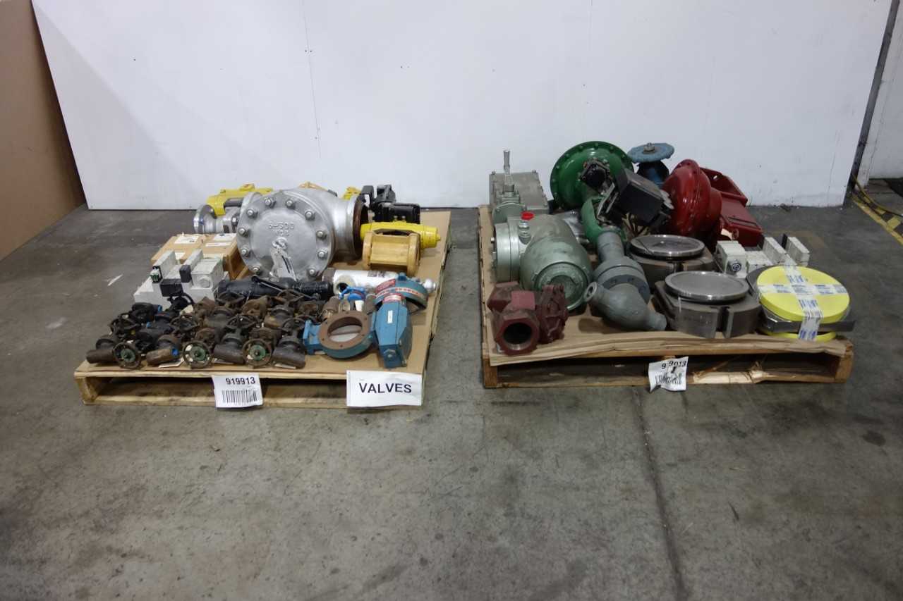 2 PALLETS OF ASSORTED VALVES - VALVES